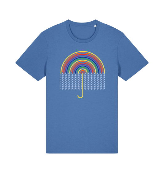 Bright Blue Printed T-shirt Front