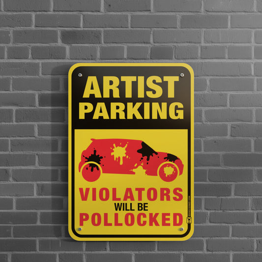 Artist Funny 'No Parking' Sign