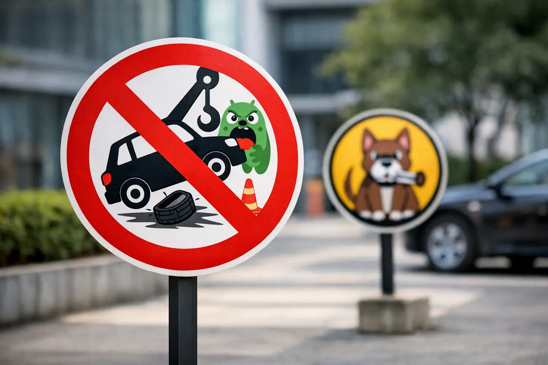 No Parking Signs That Work Without Being Boring