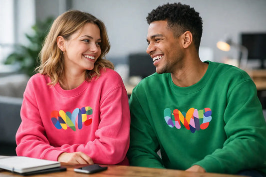 Why Colourful Slogan Sweatshirts Work