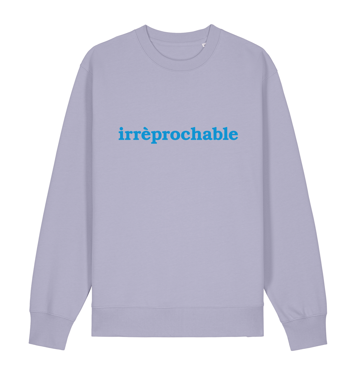 Lavender Printed Sweater Front