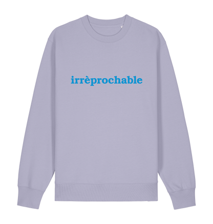 Lavender Printed Sweater Front