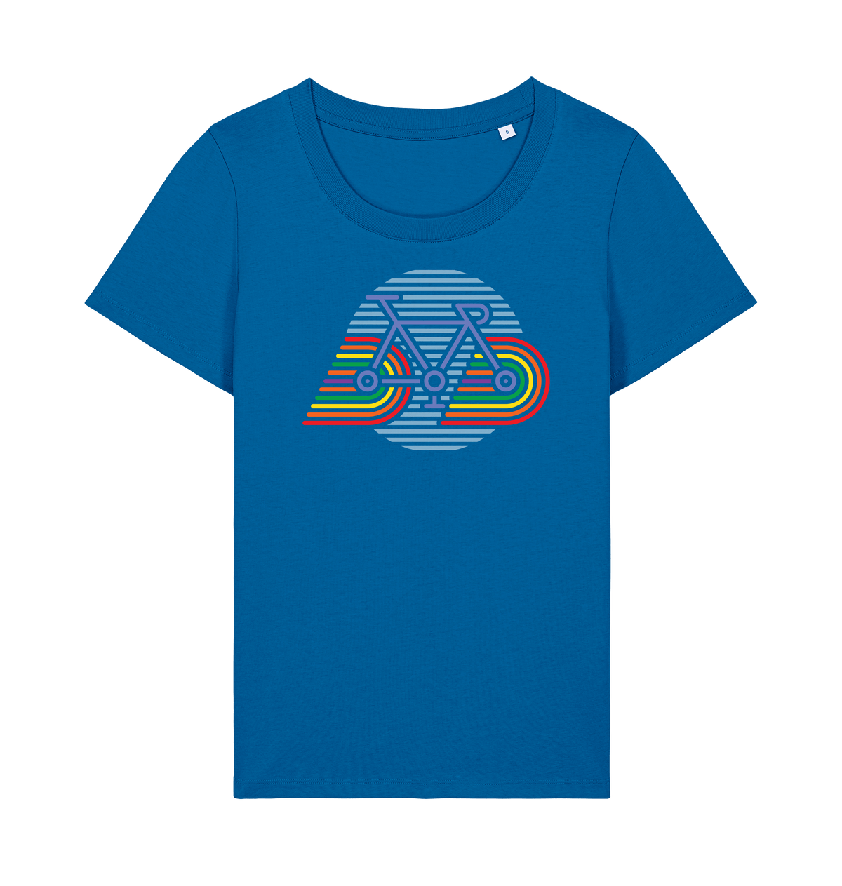 Royal Blue Printed T-shirt Front