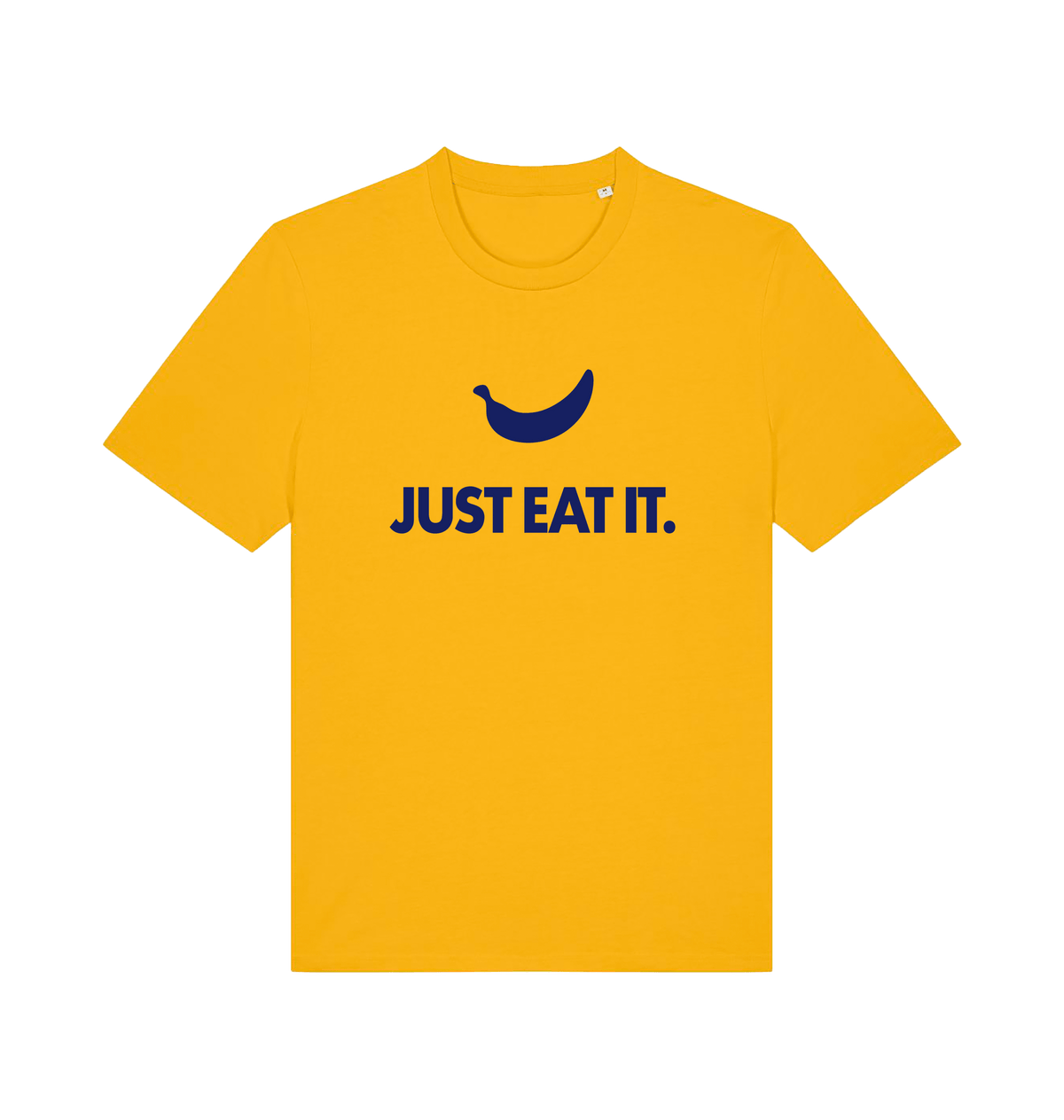 Women's just eat it banana graphic t-shirt in Spectra Yellow, organic cotton