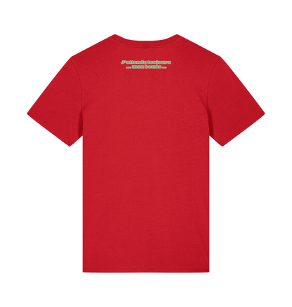 Red Printed T-shirt Back