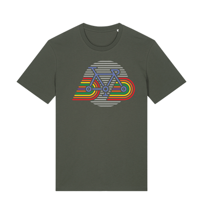 Khaki Printed T-shirt Front
