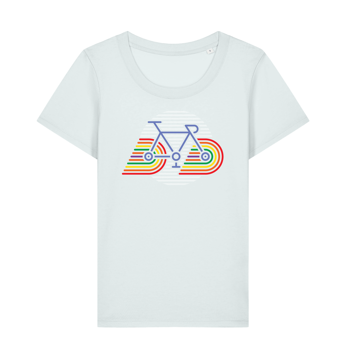 Blue Ice Printed T-shirt Front