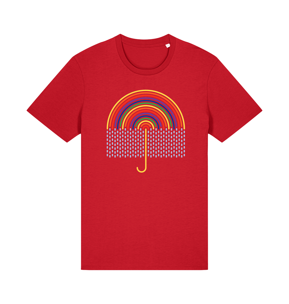 Red Printed T-shirt Front