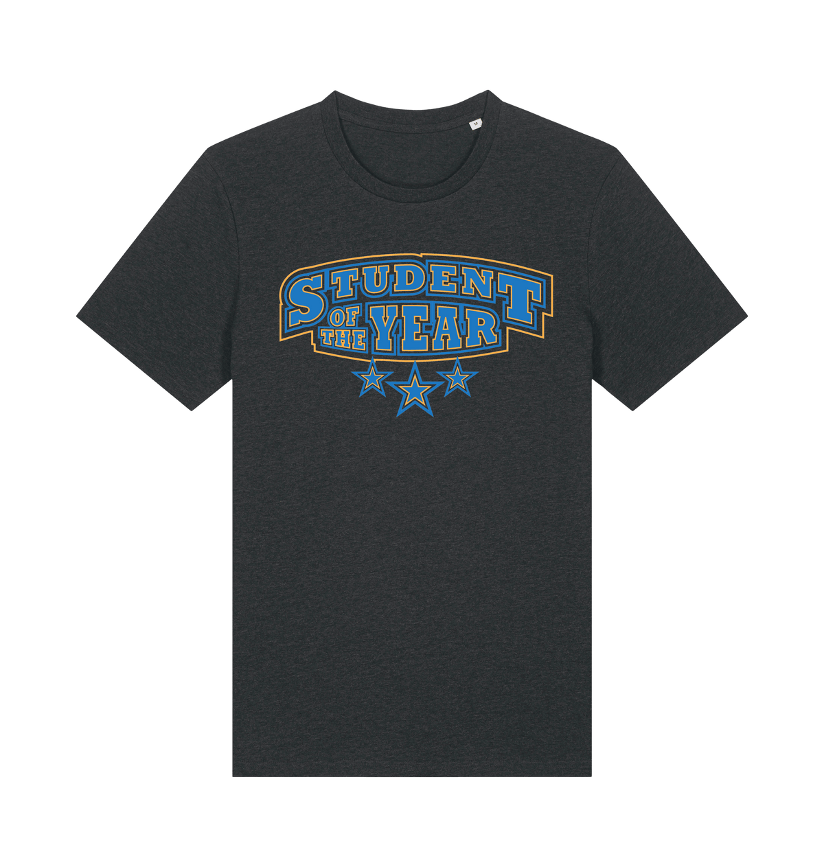 Student of the Year unisex t-shirt in Dark Heather Grey, front