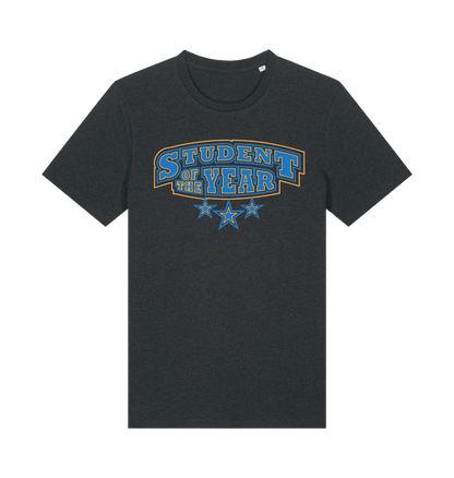 Student of the Year unisex t-shirt in Dark Heather Grey, front