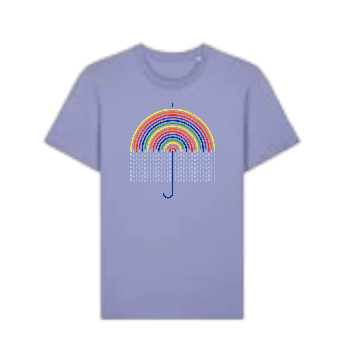 Violet Printed T-shirt Front