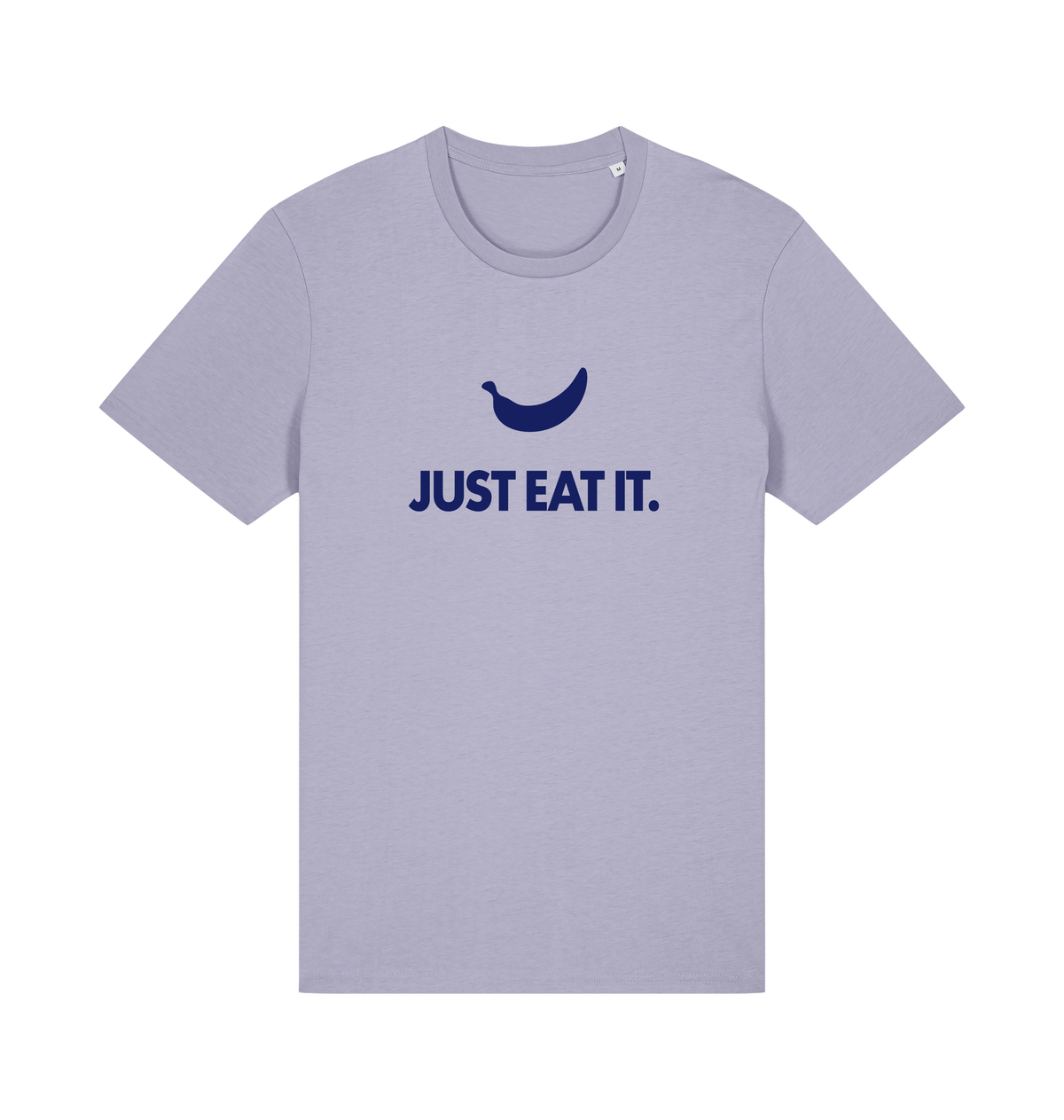 Just eat it banana graphic t-shirt in Lavender, organic cotton