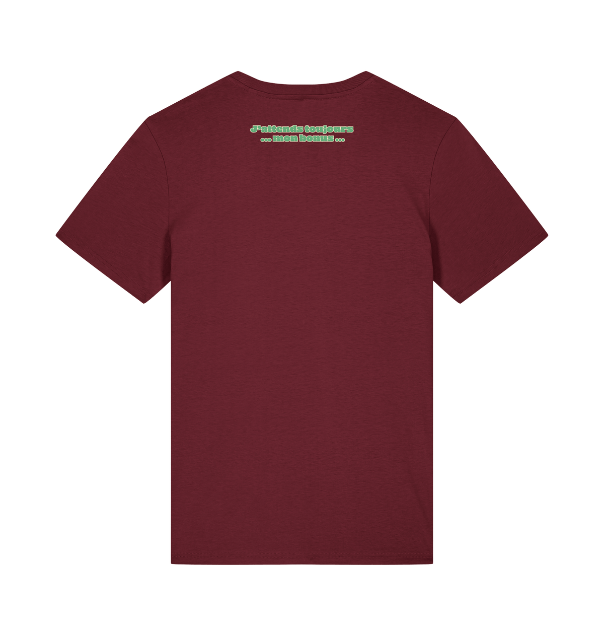 Burgundy Printed T-shirt Back