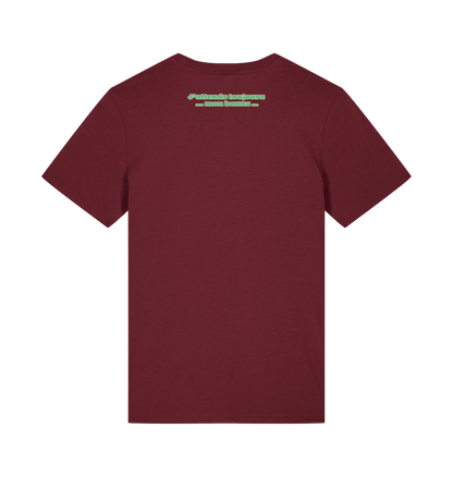 Burgundy Printed T-shirt Back