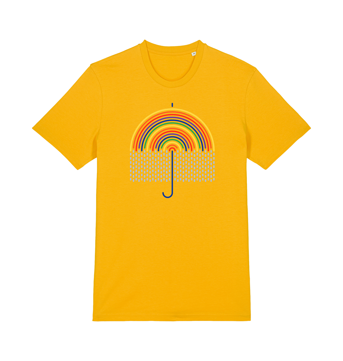 Spectra Yellow Printed T-shirt Front