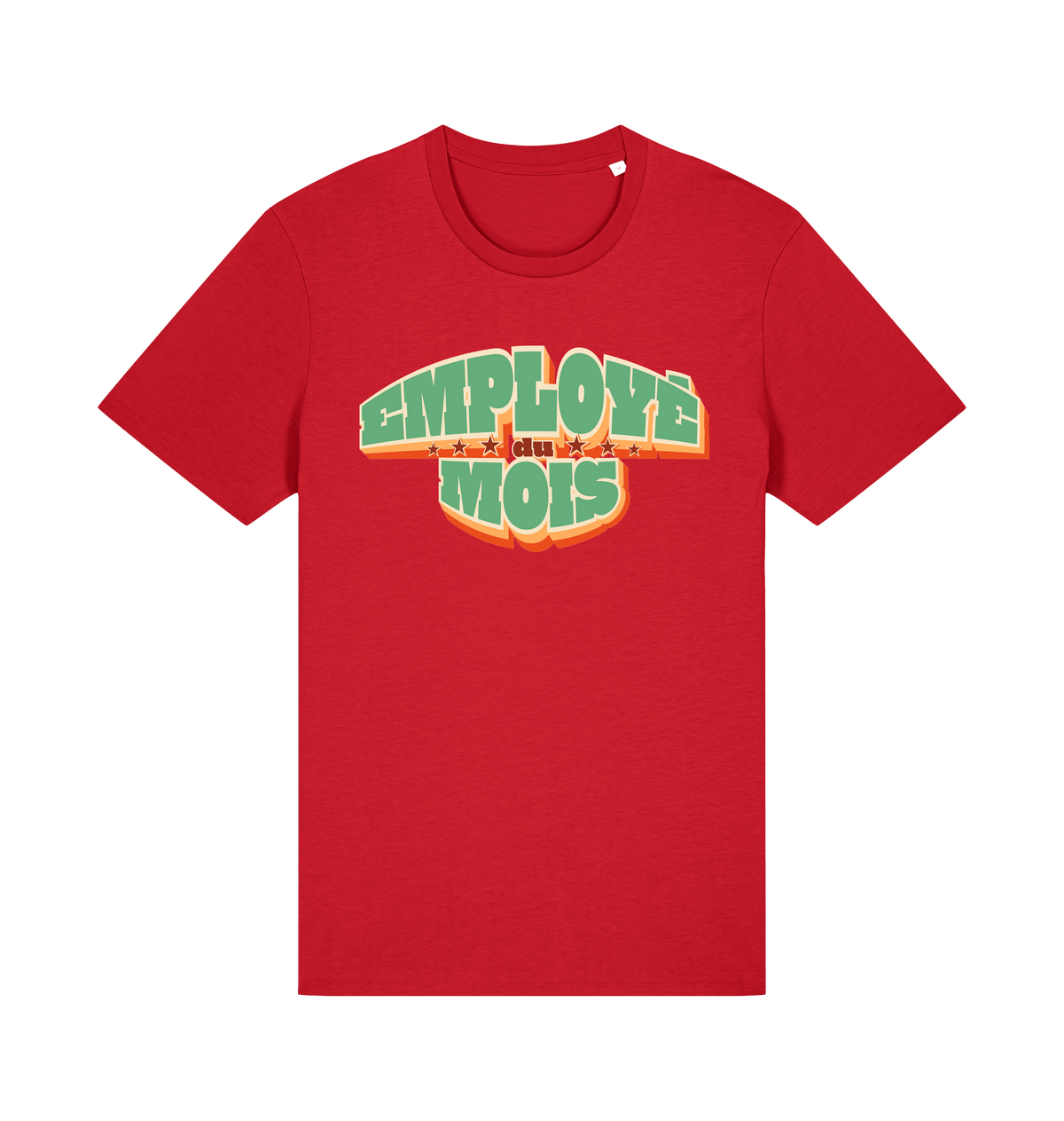 Red Printed T-shirt Front
