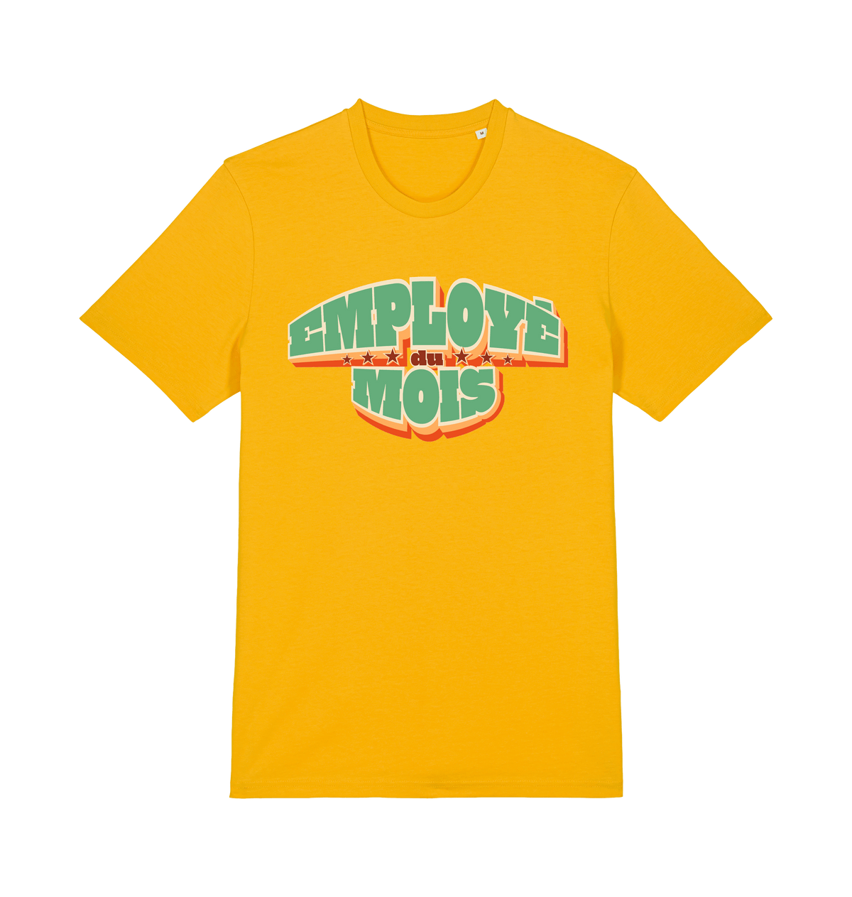 Spectra Yellow Printed T-shirt Front