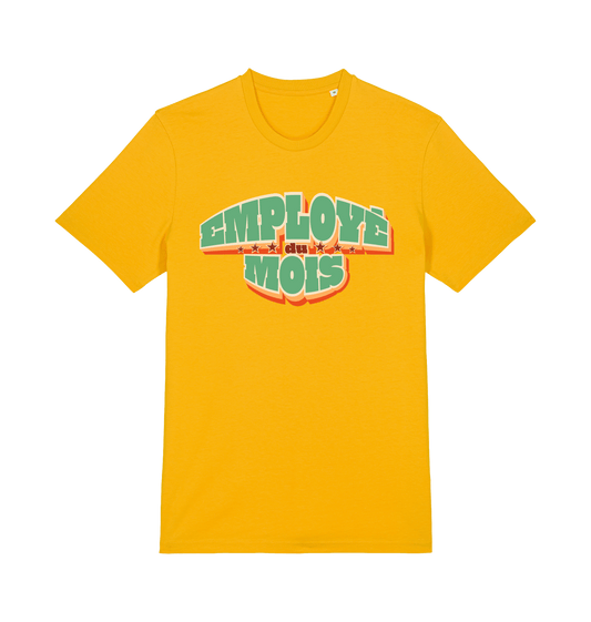 “Employé du mois” T-shirt, Spectra Yellow, voorkant