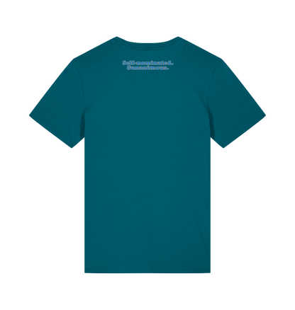 Student of the Year unisex t-shirt in Ocean Depth, back: Self-nominated. #Unanimous.