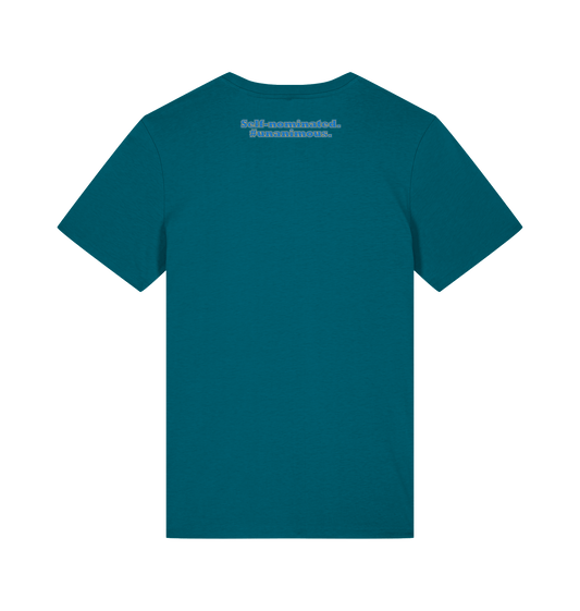 Student of the Year unisex t-shirt in Ocean Depth, back: Self-nominated. #Unanimous.