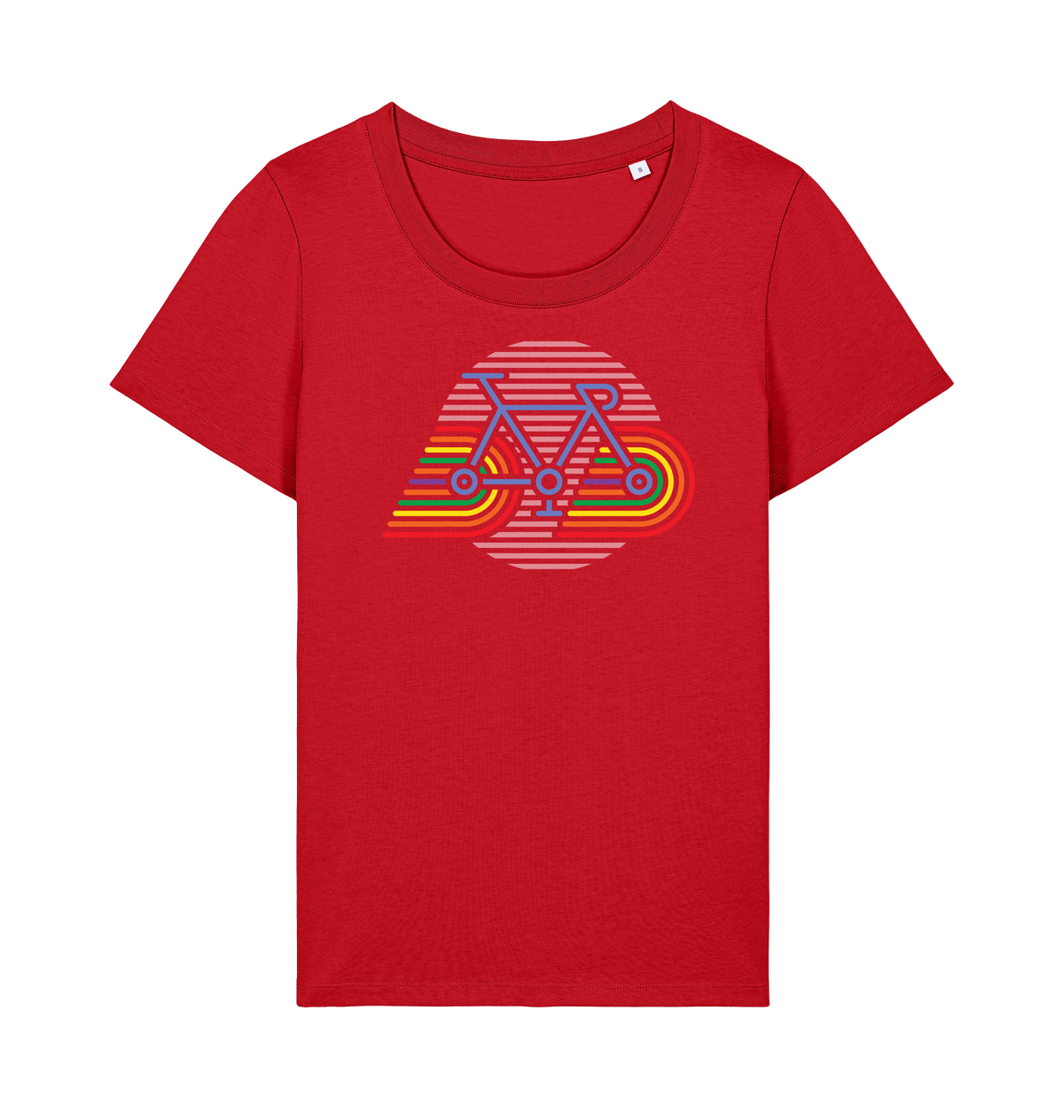 Red Printed T-shirt Front
