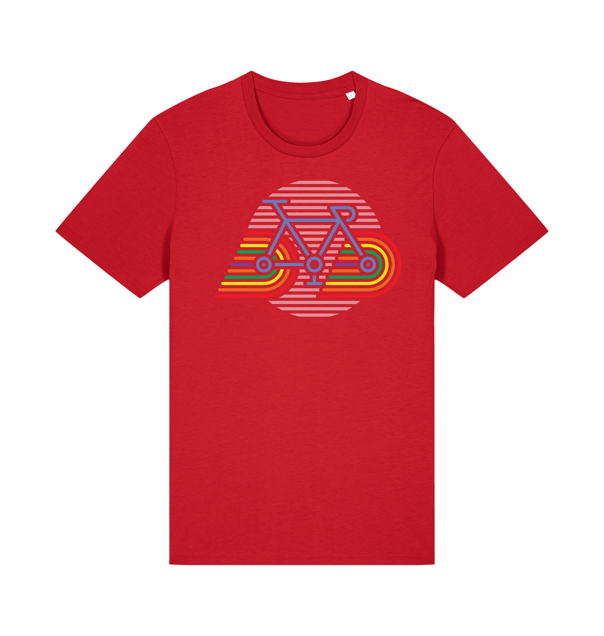 Red Printed T-shirt Front