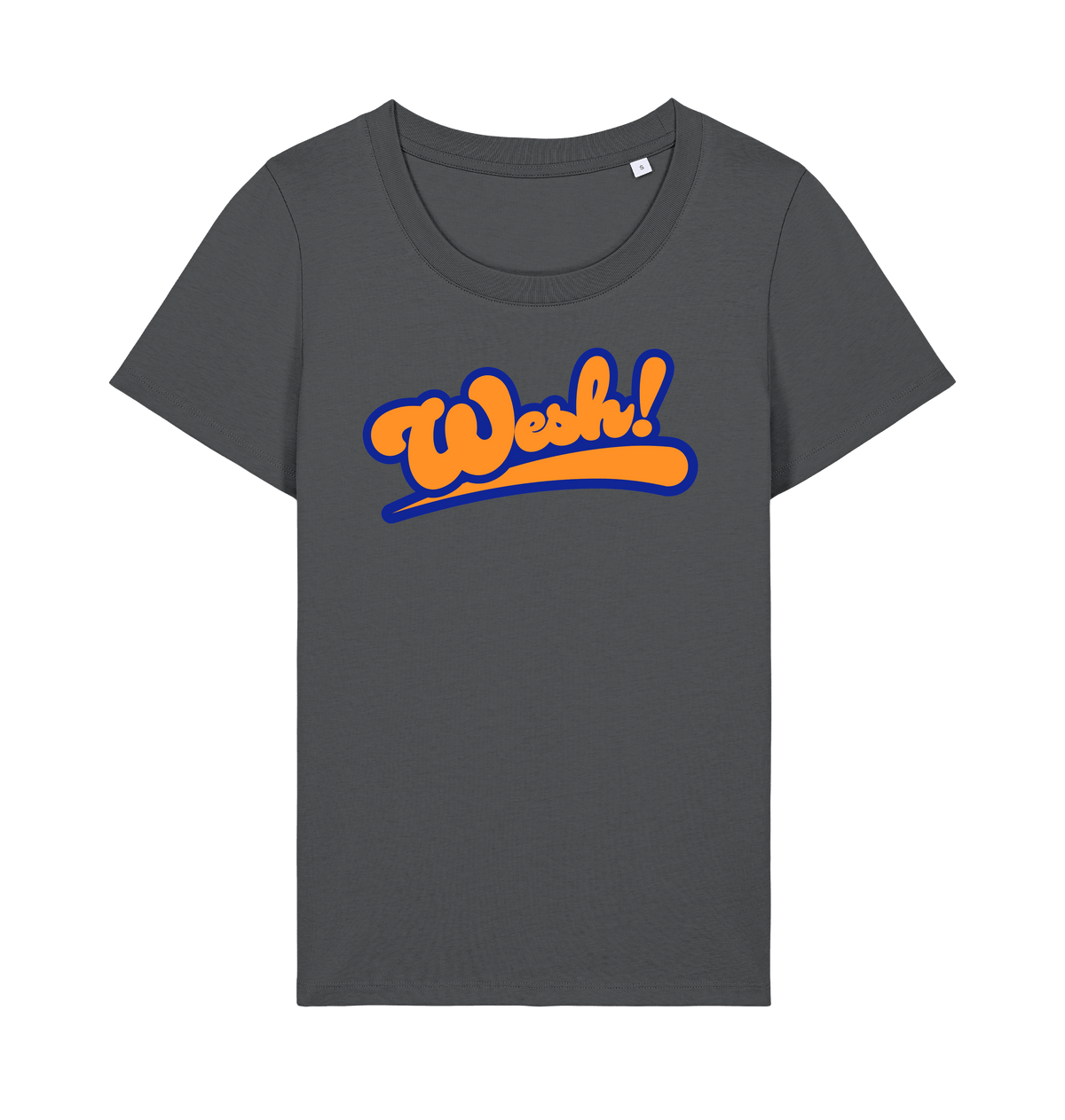 Anthracite Printed T-shirt Front