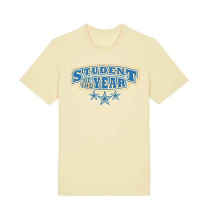 Student of the Year unisex t-shirt in Butter, front