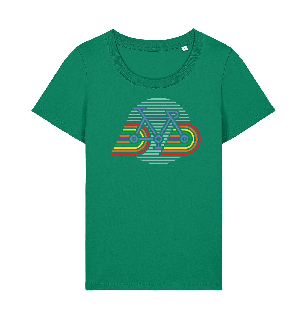 Verdant Green Printed T-shirt Front