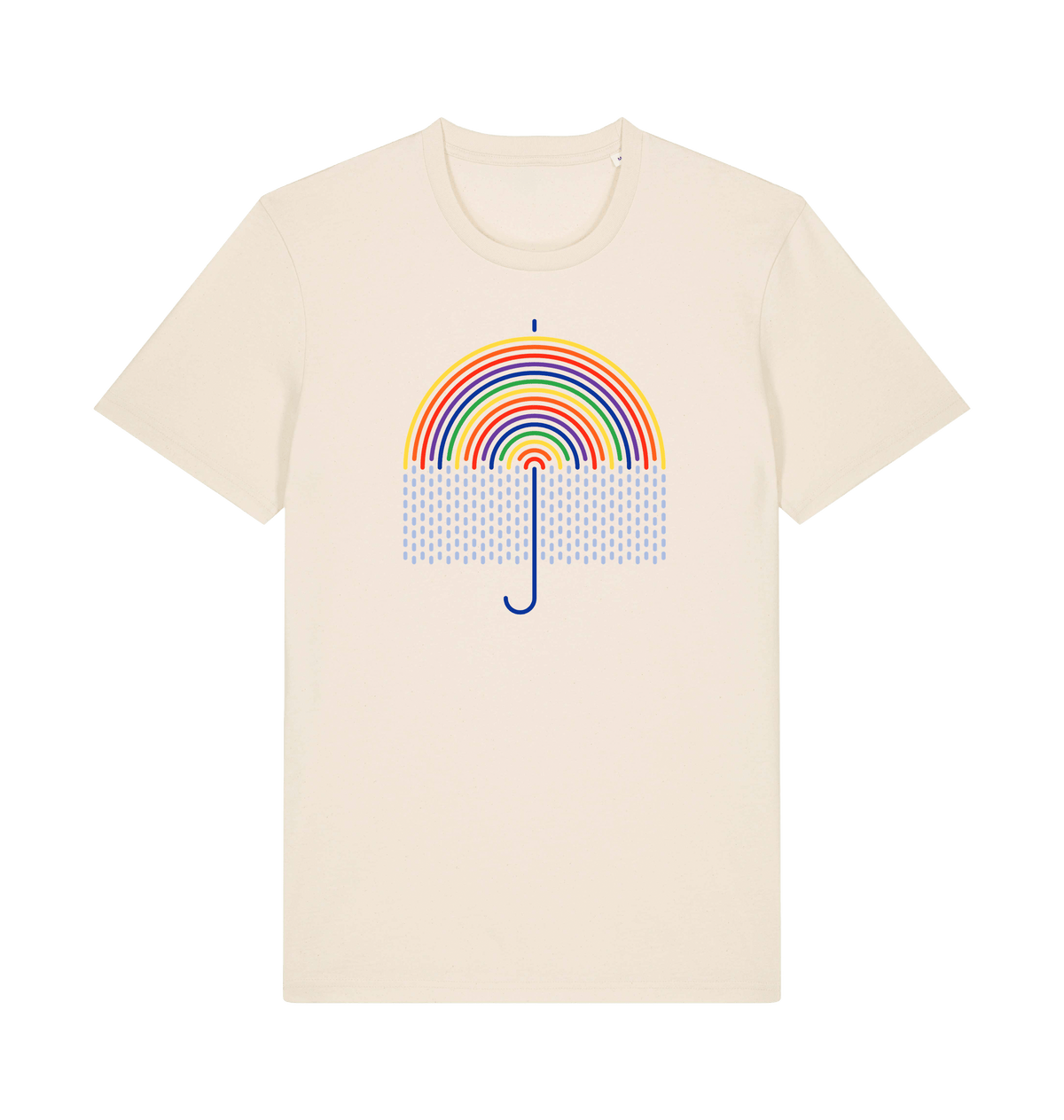 Natural Raw Printed T-shirt Front