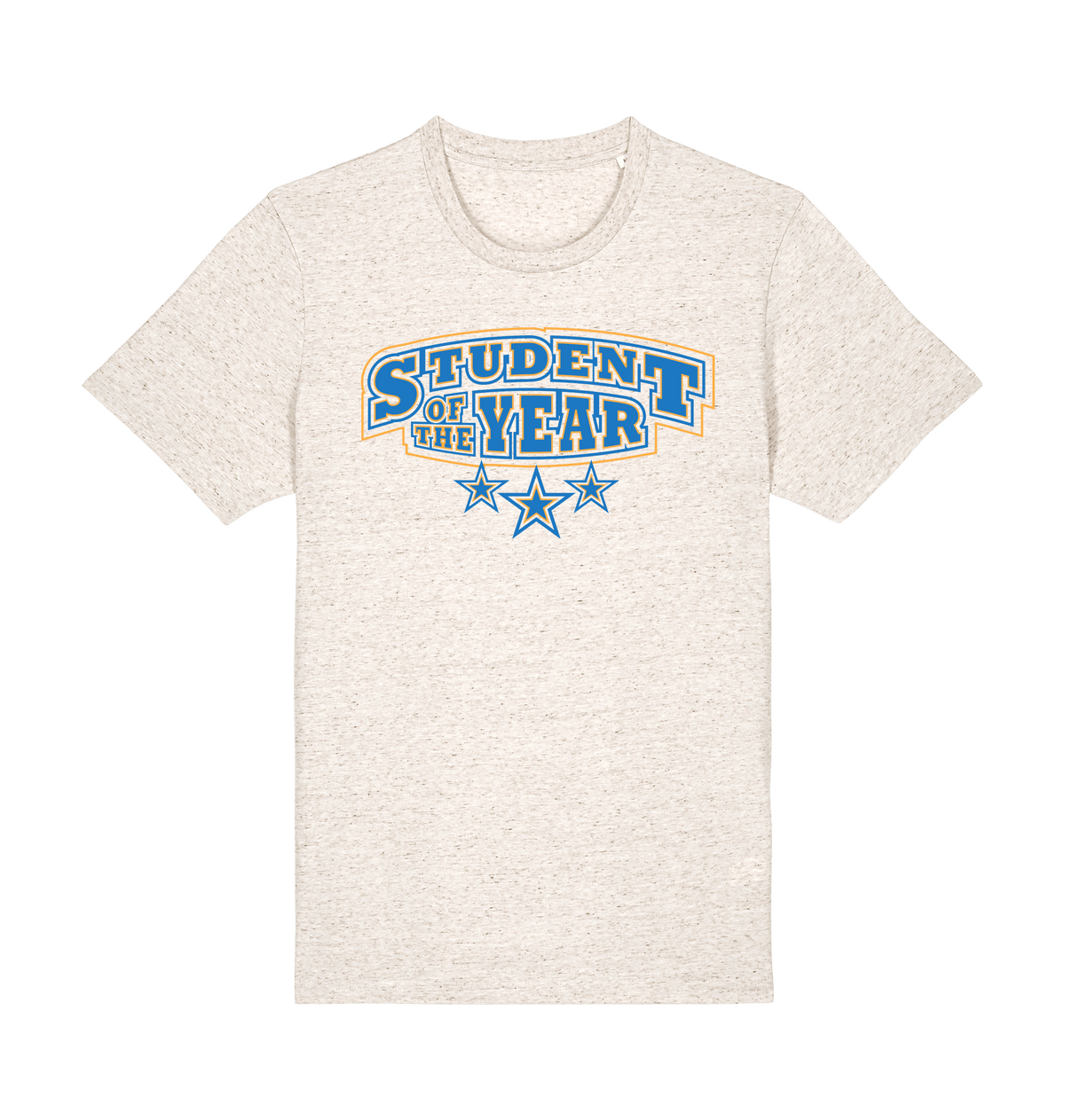 Student of the Year unisex t-shirt in Eco Heather, front