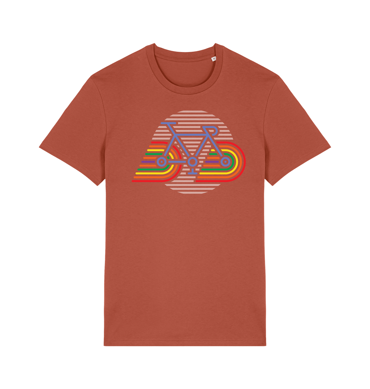 Heritage Brown Printed T-shirt Front