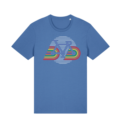 Bright Blue Printed T-shirt Front