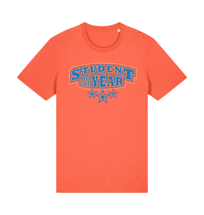 Student of the Year unisex t-shirt in Fiesta, front