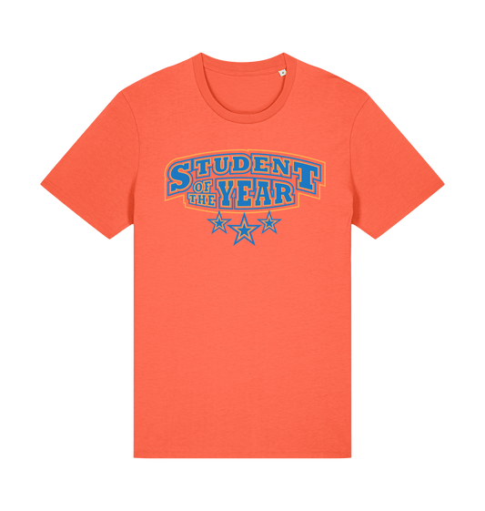 Student of the Year unisex t-shirt in Fiesta, front