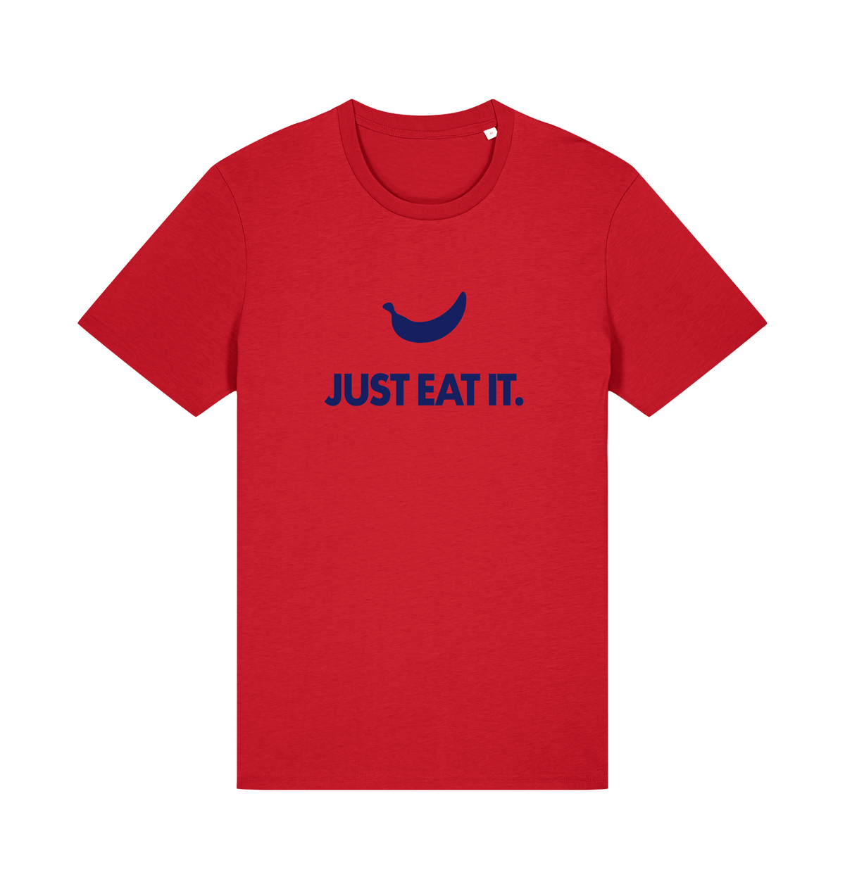 Just eat it banana graphic t-shirt in Red, organic cotton