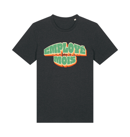 Dark Heather Grey Printed T-shirt Front