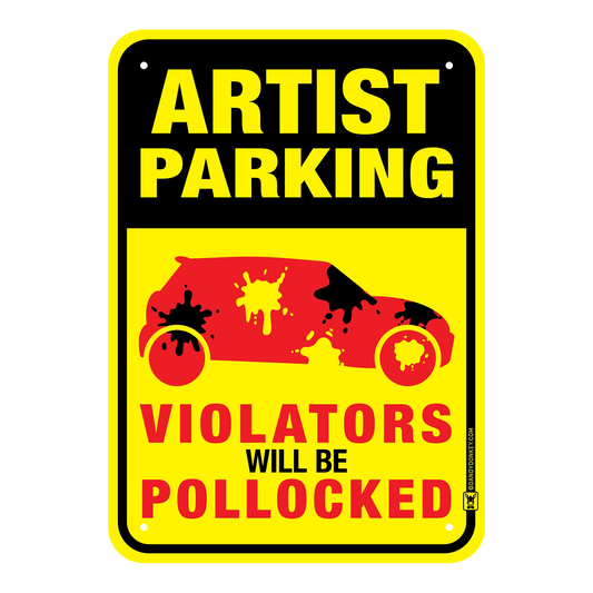 Artist Funny 'No Parking' Sign