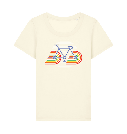 Cream Printed T-shirt Front