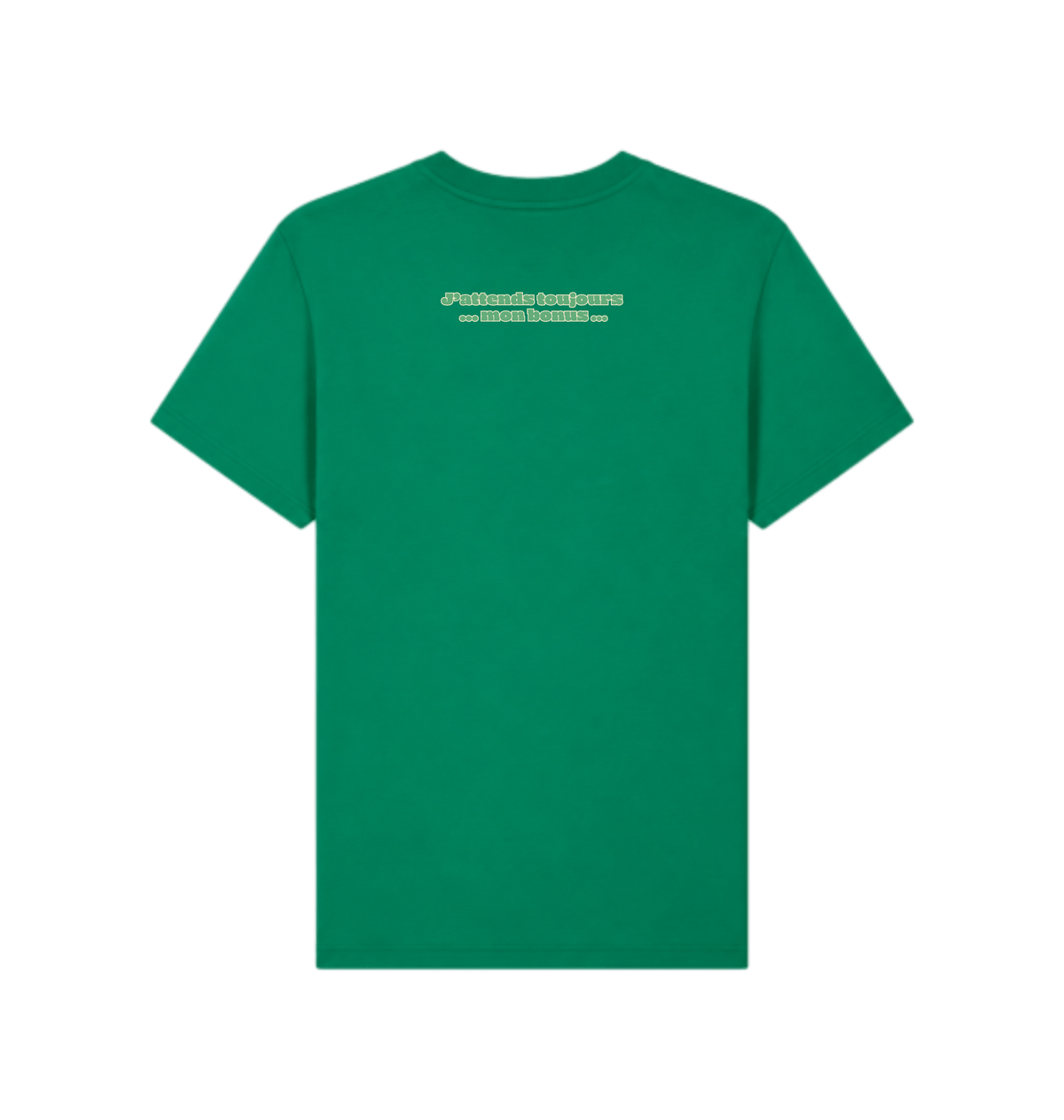 Verdant Green Printed T-shirt Back