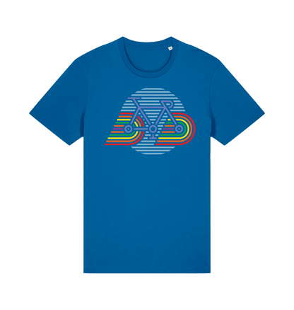 Royal Blue Printed T-shirt Front