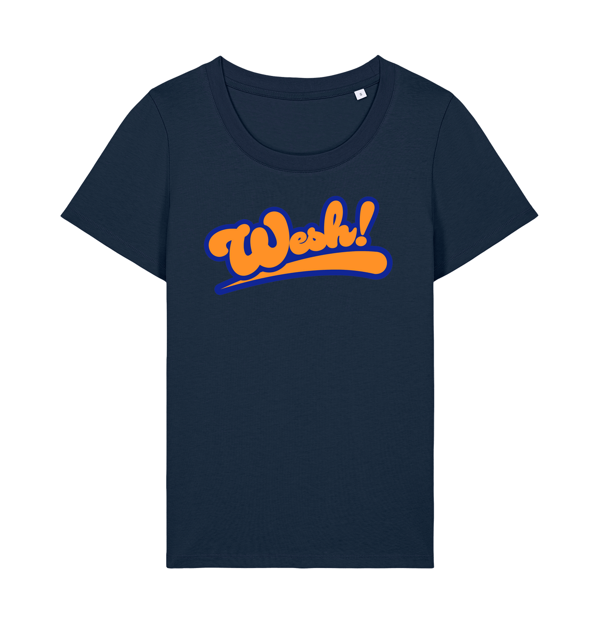 French Navy Printed T-shirt Front
