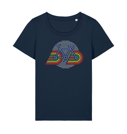 French Navy Printed T-shirt Front