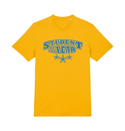 Student of the Year unisex t-shirt in Spectra Yellow, front