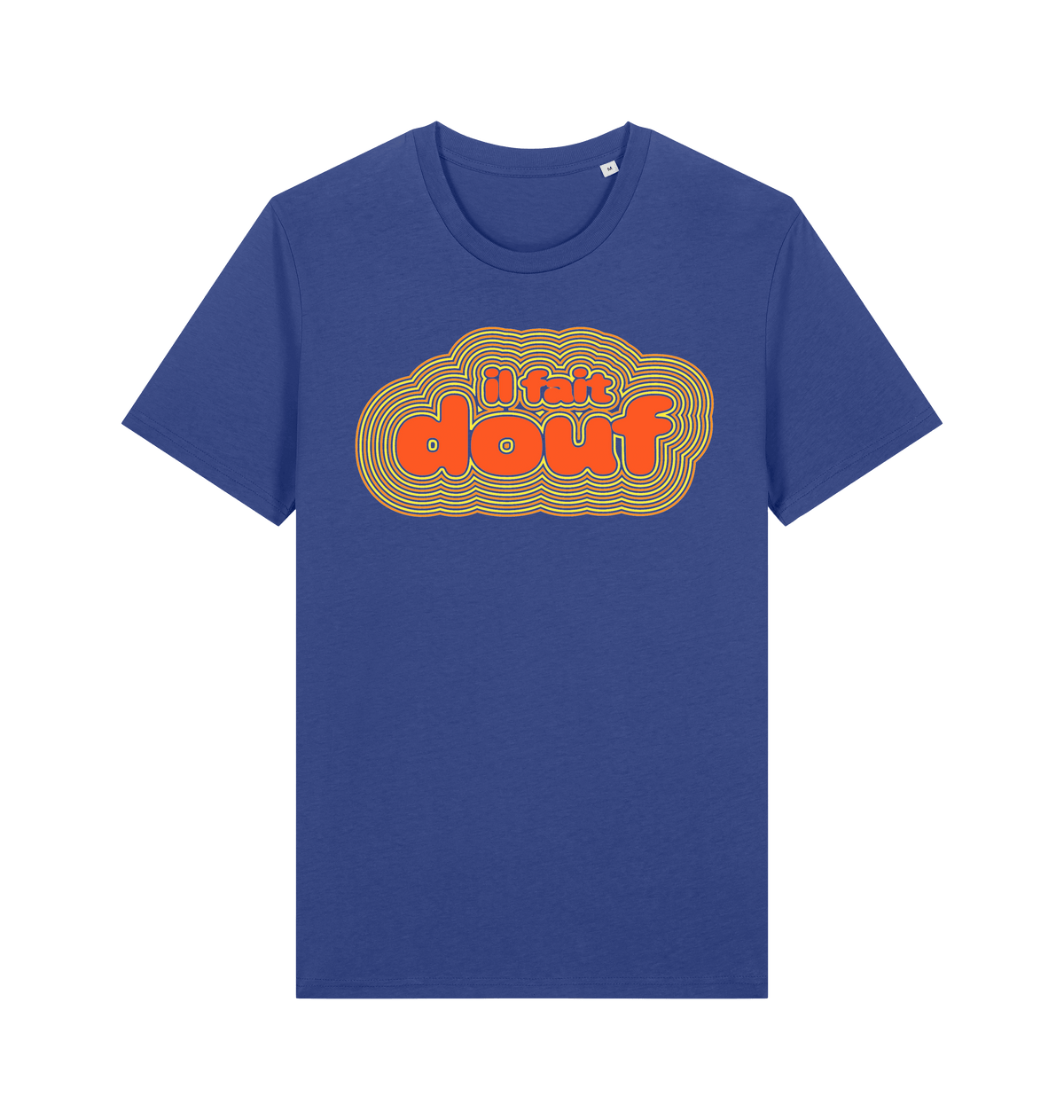 Il fait douf retro graphic t-shirt in Dusk, organic cotton