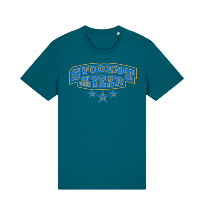 Student of the Year unisex t-shirt in Ocean Depth, front