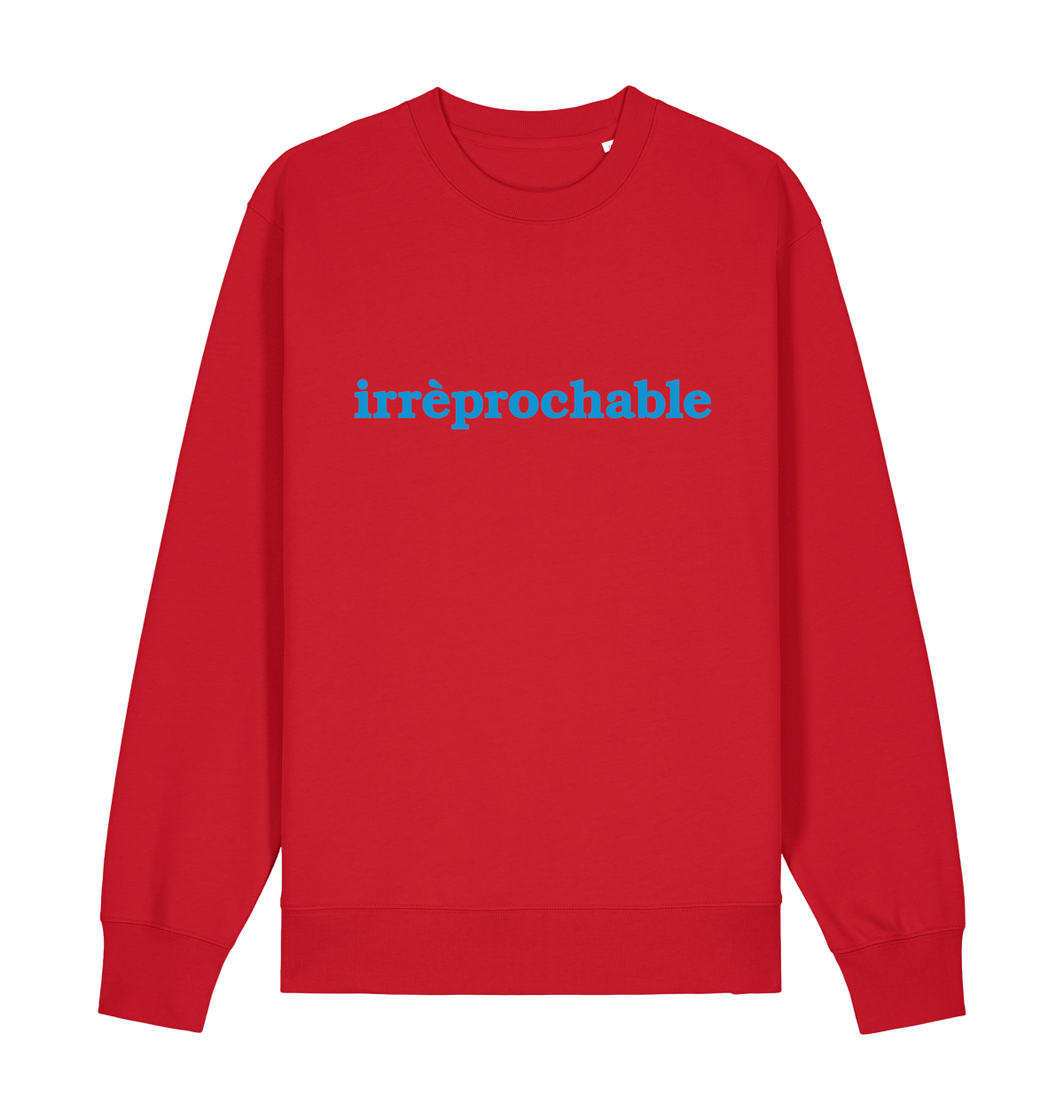 Red Printed Sweater Front