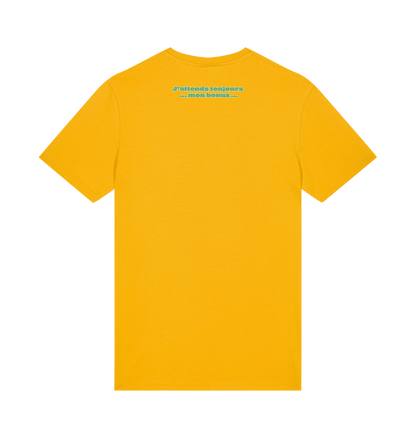 Spectra Yellow Printed T-shirt Back
