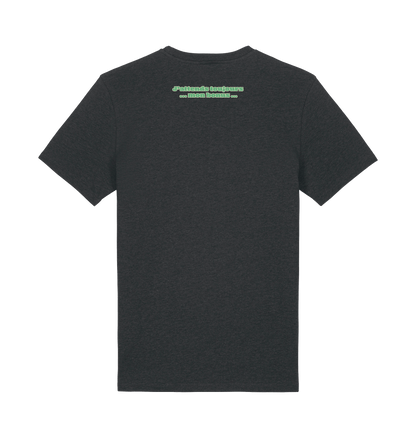 Dark Heather Grey Printed T-shirt Back