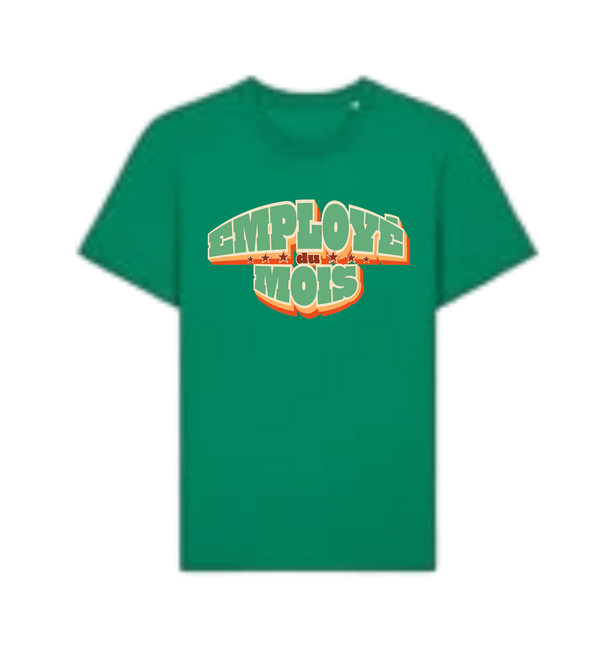 Verdant Green Printed T-shirt Front